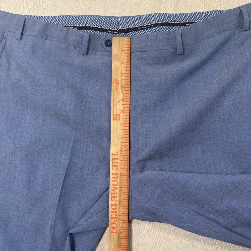 Hart Schaffner Marx Men's Blue Dress Pants Size 42R Classic Fit